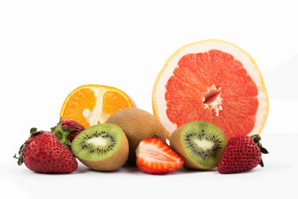 Vitamin C fruits for glowing skin and strong immunity in women over 40