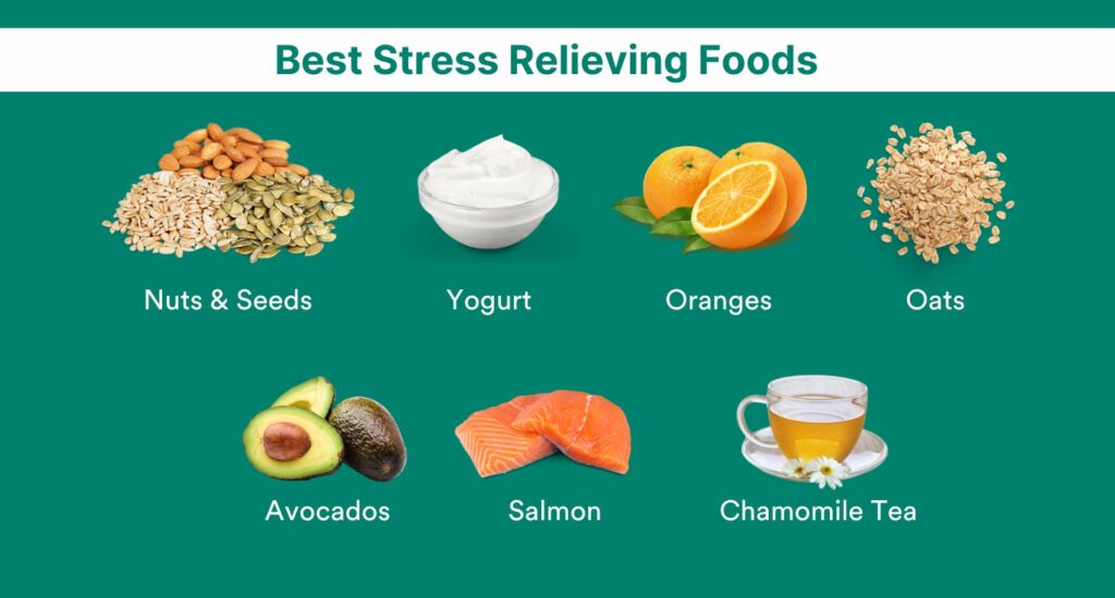 Healthy foods for stress relief
